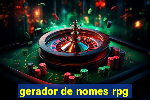 gerador de nomes rpg